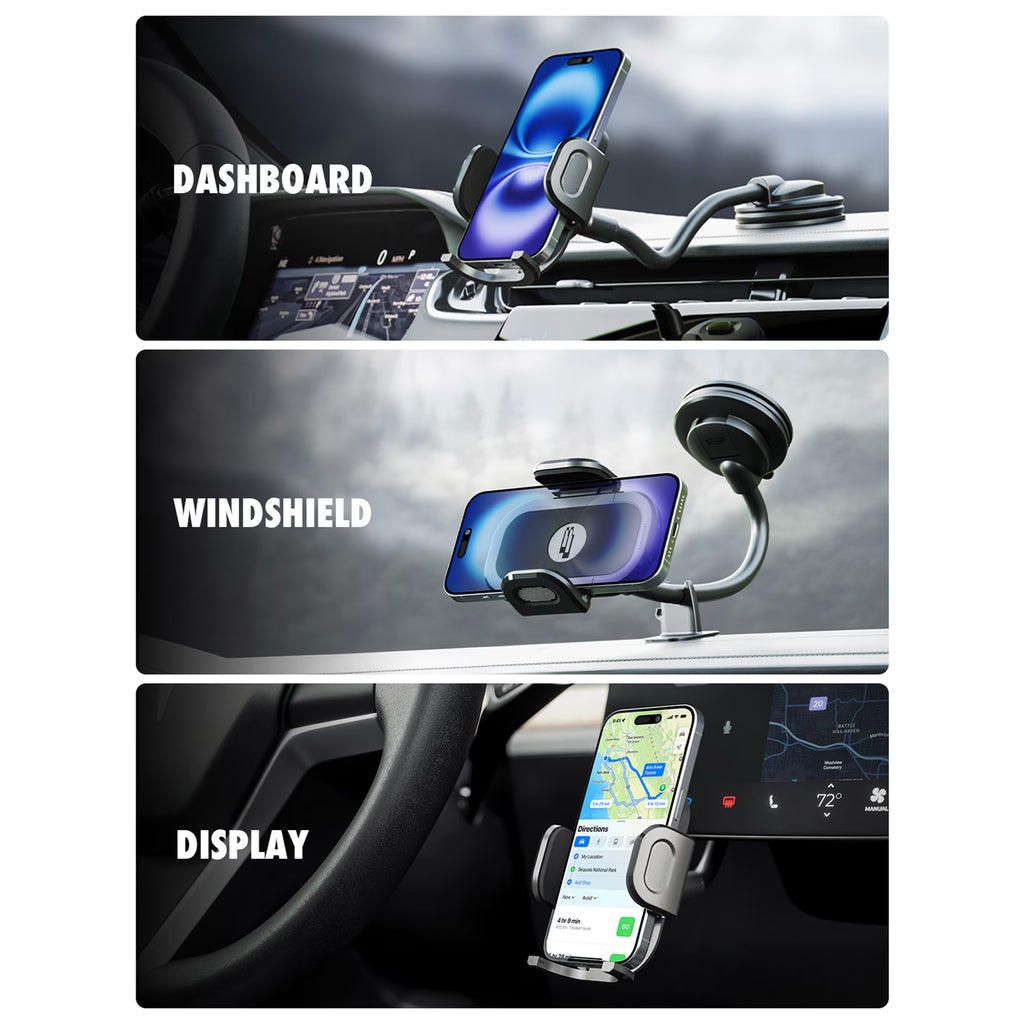 Tripgrip Flex Car Vent Phone Mount, Adjustable Cell Phone Mount Fits Most Phones