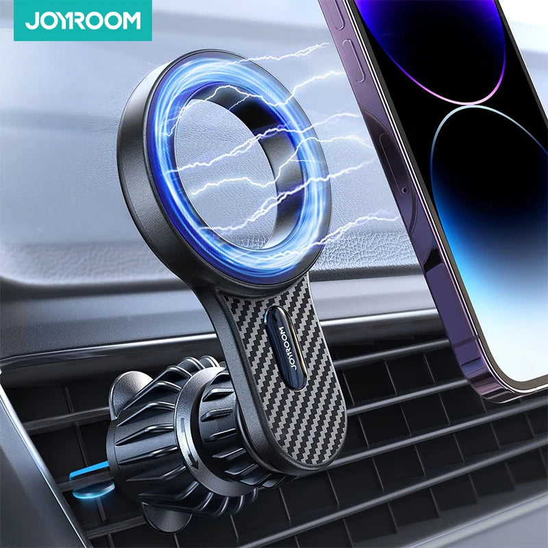 Joyroom  Magnetic Car Phone Holder Strong Car Air Vent Phone Mount Compatible with Iphone Samsung LG Google Pixel, Etc