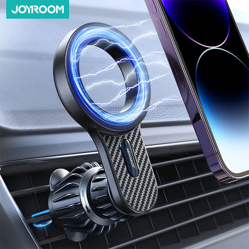 Joyroom  Magnetic Car Phone Holder Strong Car Air Vent Phone Mount Compatible with Iphone Samsung LG Google Pixel, Etc