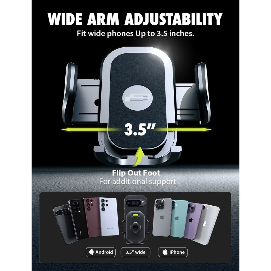 Tripgrip Flex Car Vent Phone Mount, Adjustable Cell Phone Mount Fits Most Phones